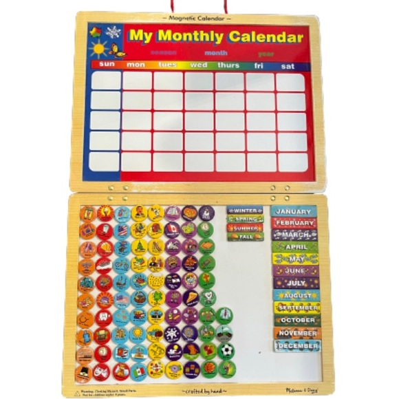 Melissa And Doug Monthly Calendar 